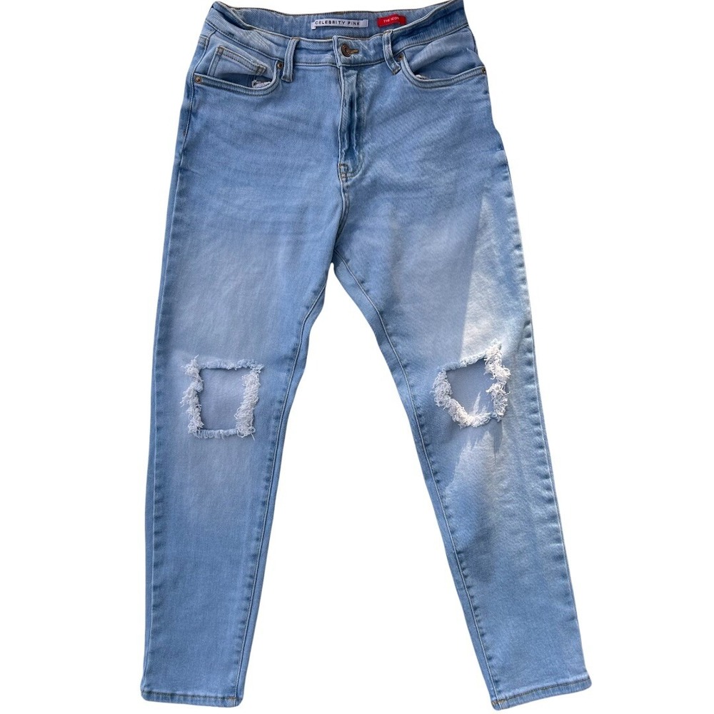 Celebrity Pink The iconic High Rise Relaxed‎ Women's Size 7/28 Distressed Jeans